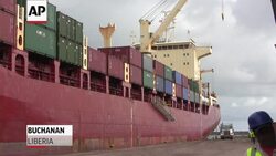 A U.S. cargo vessel carrying thousands of tons of Ebola relief supplies docked at the Liberian port of Buchanan, part of international measures to combat the deadly disease. (Oct. 27) News Clip