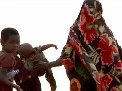 Refugee Family Stock Footage