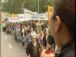 Demo to mark Tibetan National Uprising Day News Clip
