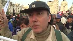 VOICED : Peruanos marchan contra Keiko Fujimori favorita para el balotaje News Clip