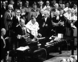 KING OF NORWAY'S VISIT News Clip