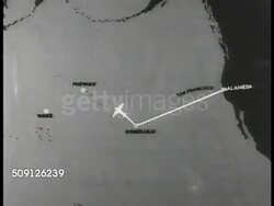 Map of PAN AM China fight route Instructional Video