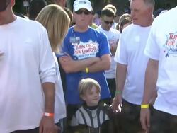 Max Page at the Heidi Klum & Jamie Lee Curtis Join Children's Hospital Los Angeles For 5K Walk Street Party & Lighting Ceremony at Los Angeles CA. (Footage by WireImage Video/GettyImages) Stock Footage