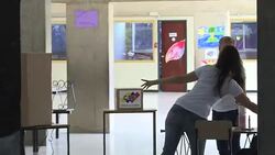 CLEAN : Lilian Tintori votes in Caracas News Clip