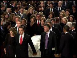 Mourners arrive for Ted Kennedy funeral mass News Clip