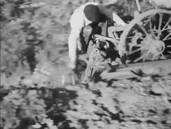 Farming crops without machines Stock Footage