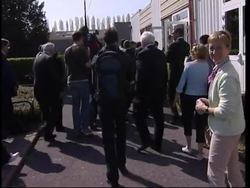 WRAP Socialist candidate Royal campaigns in Paris; ADDS Sarkozy at training school News Clip