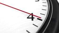 Clock, last minute Stock Footage