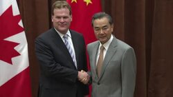 Canadian FM Baird meets Chinese FM Wang News Clip