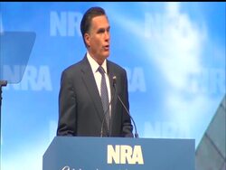 Republican presidential candidate Mitt Romney says President Barack Obama wants to reshape the Supreme Court to soften gun rights, among other things. News Clip