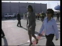 WRAP Condoleezza Rice arrives in israel News Clip