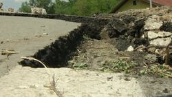 Historic flooding damages transport infrastructure, factories News Clip