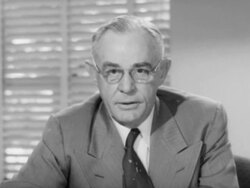 Oliver Echols discusses American aviation during WWI Stock Footage