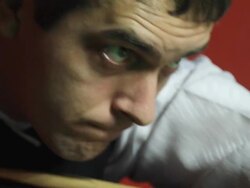 Man playing billiard (snooker) - Film Montage Stock Footage