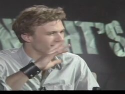 INTERVIEW: Heath Ledger on rock legends Stock Footage