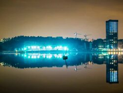 Office Building Construction Site Stock Footage