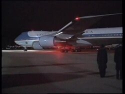 USA: PRESIDENT CLINTON FLIES TO PARIS FOR BOSNIA PEACE DEAL SIGNING News Clip