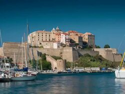TIME LAPSE: Calvi Corsica Stock Footage