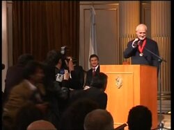 Intv with Swiss architect Peter Zumthor awarded Pritzker Prize News Clip