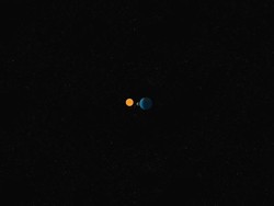 Solar system journey Stock Footage