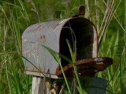 WS View of old letter box / New Orleans, Louisiana, United States Stock Footage