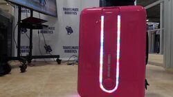 Travel light with a smartphone controlled robotic suitcase News Clip