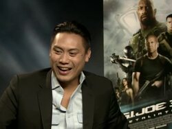 INTERVIEW: Jon M. Chu on if he was worried about injuring any of the actors with the stunts at 'GI Joe: Retaliation' Junket Interviews at Corinthia Hotel London on March 18, 2013 in London, England (Footage by WireImage Video/Getty Images) Stock Footage