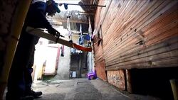 CLEAN : In Colombia Cali fumigates against Aedes aegypti mosquito News Clip