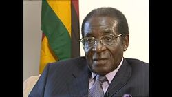 Interivew with Zimbabwe president Robert Mugabe News Clip