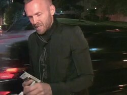 Mark Kruger at the W Hotel in Westwood. at the Celebrity Sightings in Los Stock Footage
