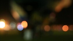 blur shot, Hot air balloon festival party Stock Footage