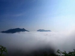 Timelapse of fog Stock Footage