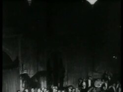 People awaiting arrival of the King and Queen, London, England, UK 1937 Stock Footage