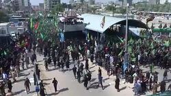 CLEAN : Black-clad pilgrims pack Iraq's Karbala for Ashura (2) News Clip