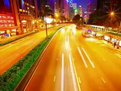 Futuristic road at night Stock Footage