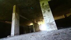 Abandoned building in Chiangmai Thailand Stock Footage