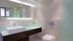 Modern bathroom Stock Footage