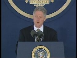 USA - Clinton speaks on India's nuclear tests News Clip
