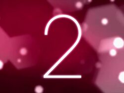 Ten Second Countdown to Blank Confetti Background Stock Footage