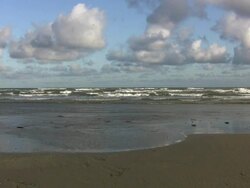 North Sea beach, early morning, waves and ocean (HD) Stock Footage