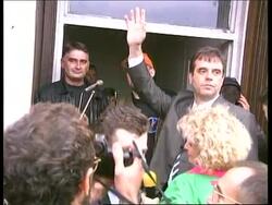 YUGOSLAVIA: KOSTUNICA VISITS STRIKING MINERS News Clip