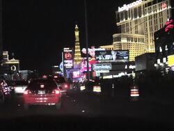 POV Driving on Las Vegas Boulevard, Nevada, USA Stock Footage