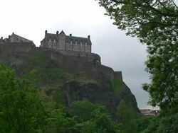 Edinburgh Castle Stock Footage