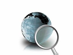 Globe Search Stock Footage