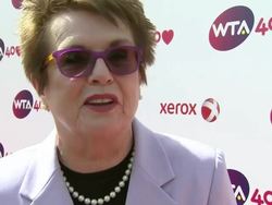 Interview with Billie Jean King at WTA gala News Clip