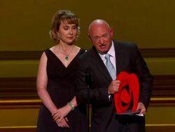 SPEECH - Mark Kelly on gun control, on his wife's spirit, intros her at Glamour Magazine's 23rd Annual Women Of The Year Awards Event at the Carnegie Hall Stock Footage