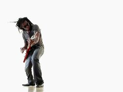 Hair Guitar Stock Footage