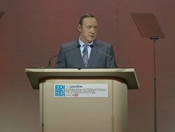 Kevin Spacey Speaks at the MacTaggart Lecture in Edinburgh News Clip