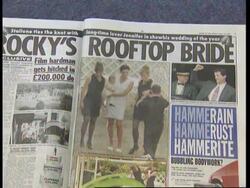 UK: LONDON: SYLVESTER STALLONE STARTS HONEYMOON News Clip