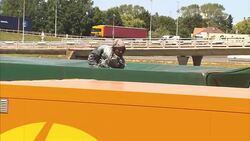 Security at Calais and Dover increased as illegal migrants attempt to stowaway on lorries during delays following strike action at Calais News Clip